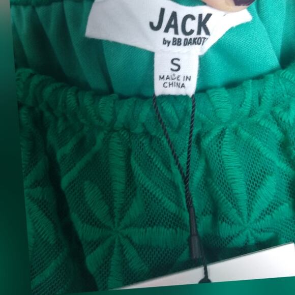 JACK by BB Dakota Laredo Romper Pepper Green Sz S - Picture 4 of 13